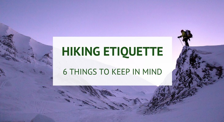 Hiking trail etiquette