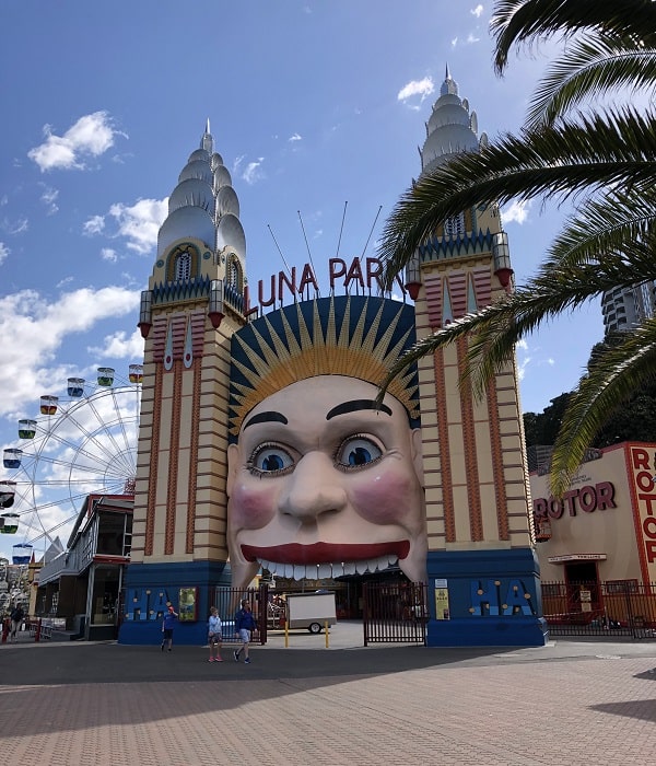 Entrance to Luna Park in Milsons Point