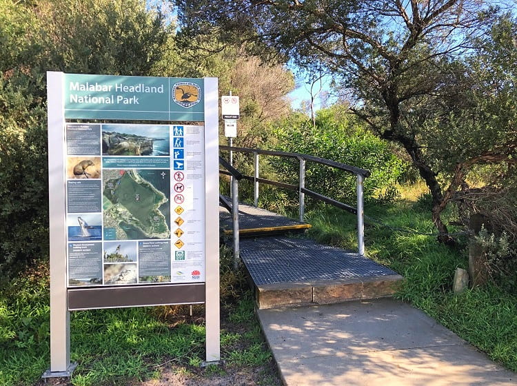 Start of the Western Escarpment walking track