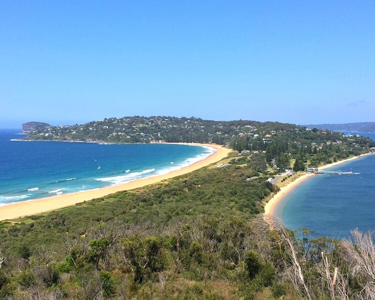 Scenic views from the Barrenjoey Lighthouse