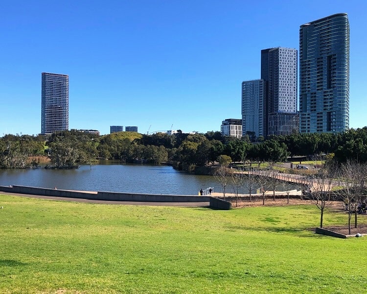 Bicentennial Park in Sydney Olympic Park