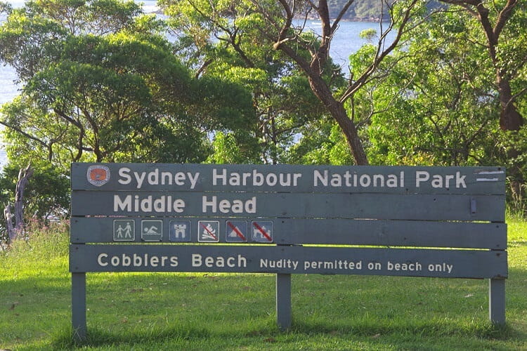 Cobblers Beach in Mosman