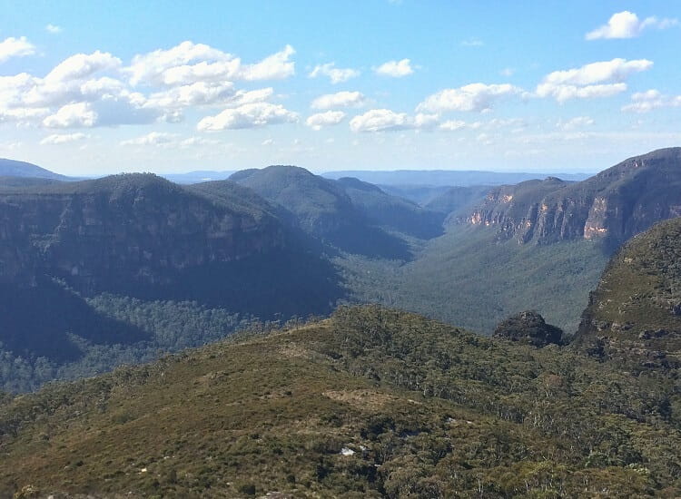 Views of Mount Hay and Mount Banks
