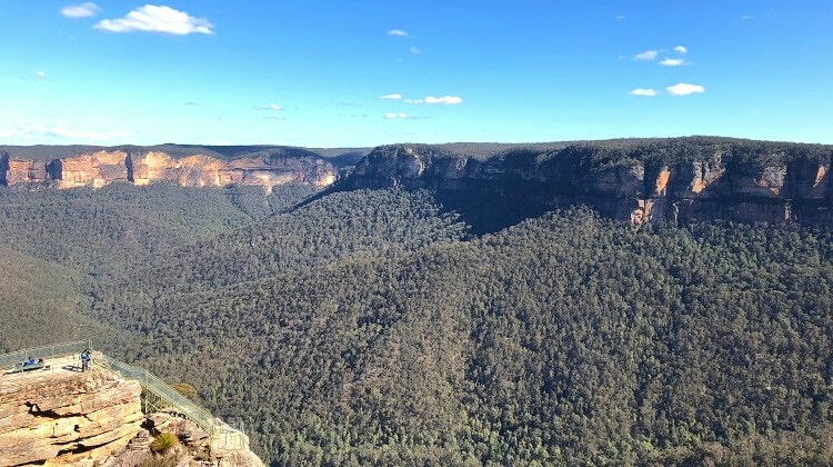 Pulpit Rock Lookout in the Blue Mountains