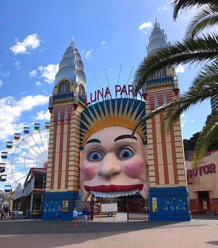 Entrance to Luna Park in Milsons Point