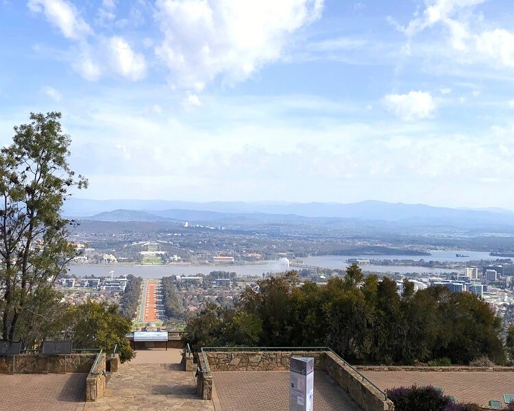 Mount Ainslie Lookout in Canberra