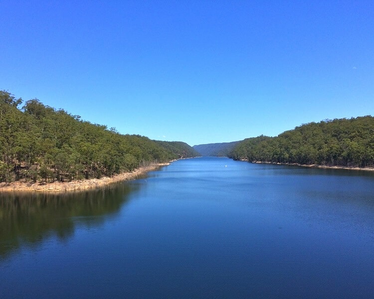 Views of Lake Burragorang from Warragamba Dam