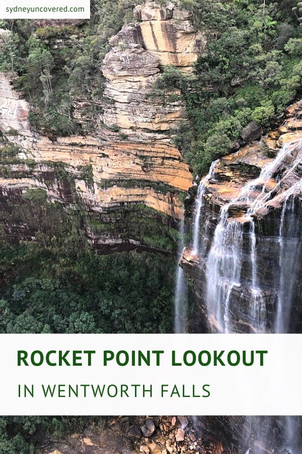 Rocket Point Lookout walking track in Wentworth Falls