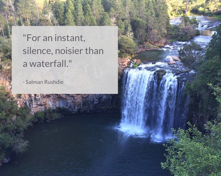 be like a waterfall quotes