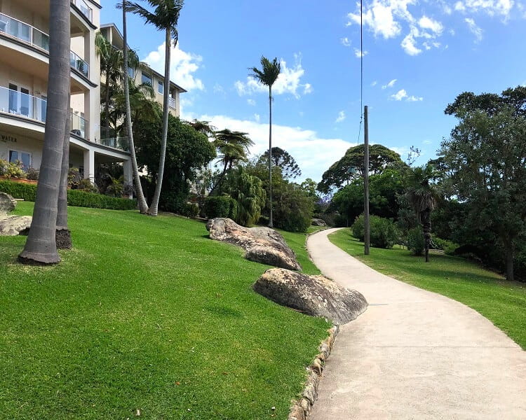 Eastern side of the Cremorne Point Walk