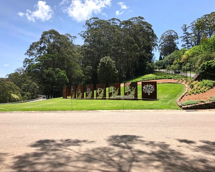 Blue Mountains Botanic Garden entrance