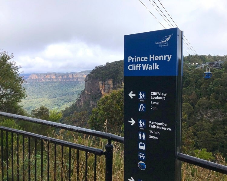 Scenic Skyway close to the Cliff View Lookout