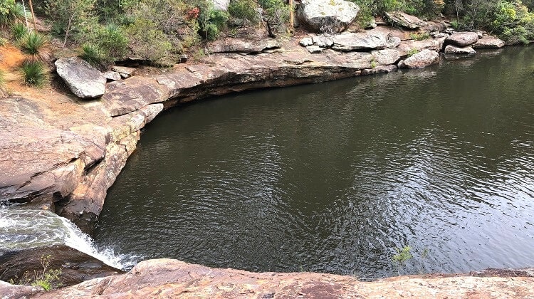 Minerva Pool in Dharawal National Park