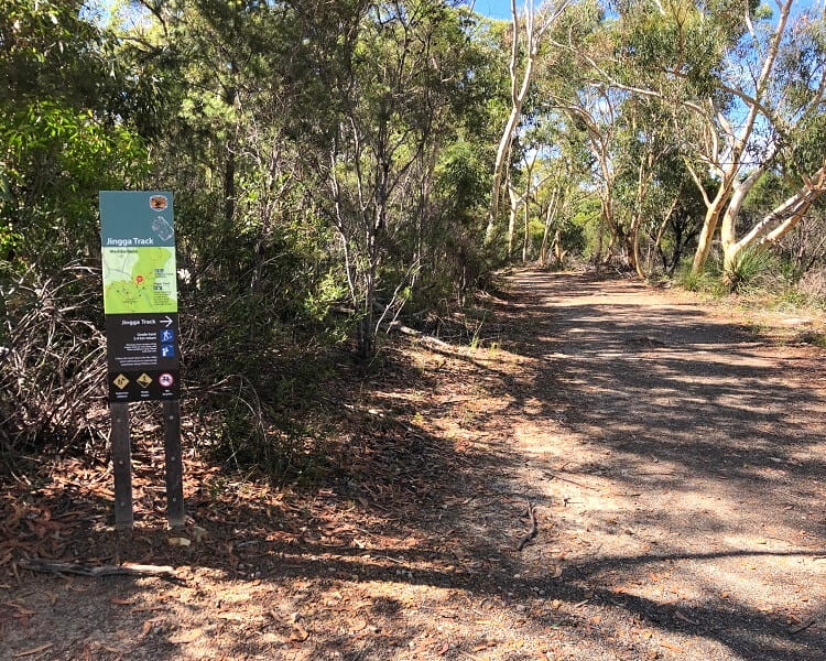 Start of the Jingga Track