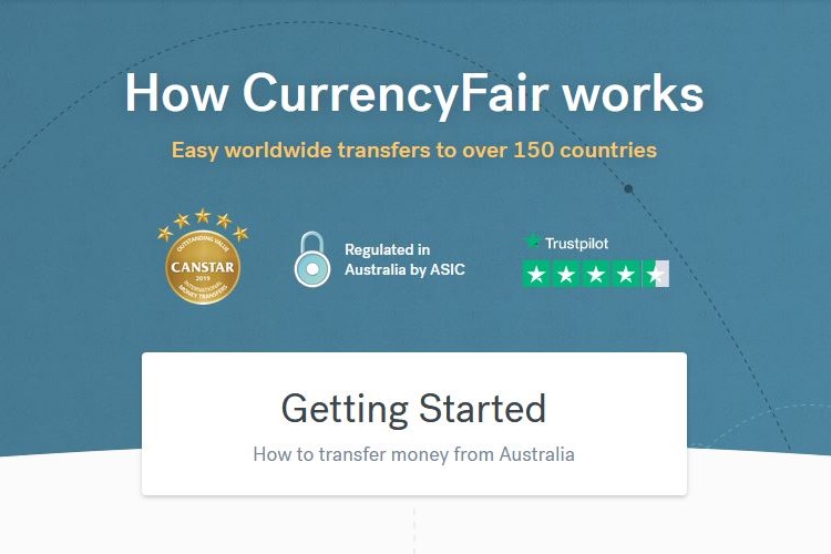 CurrencyFair international money transfer