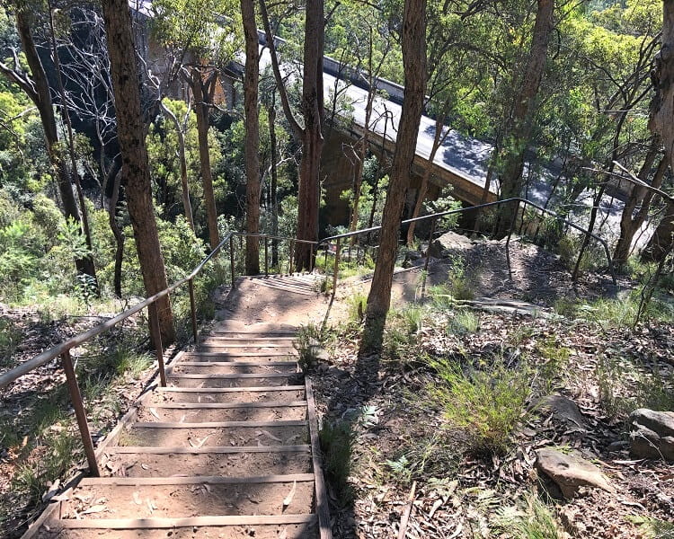 The Knapsack Stairs