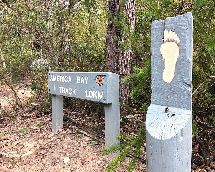 Start of the America Bay Track