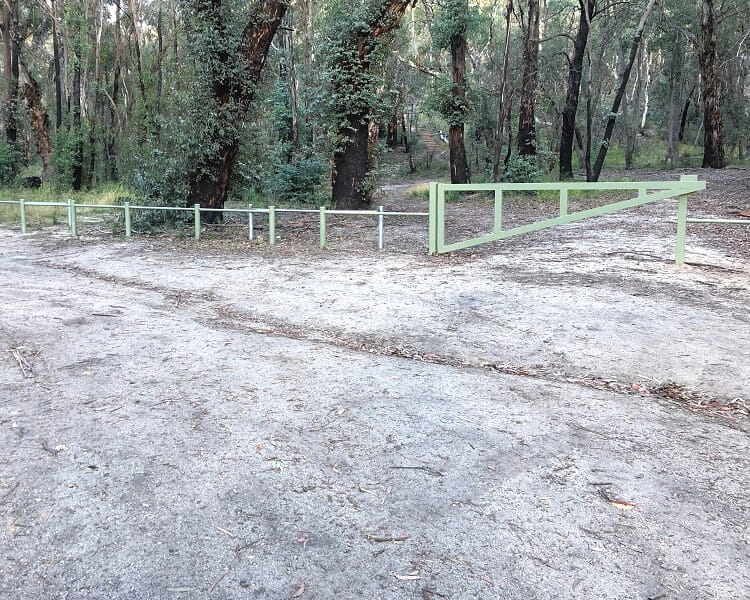 Car park for the Blackfellows Hand Cave