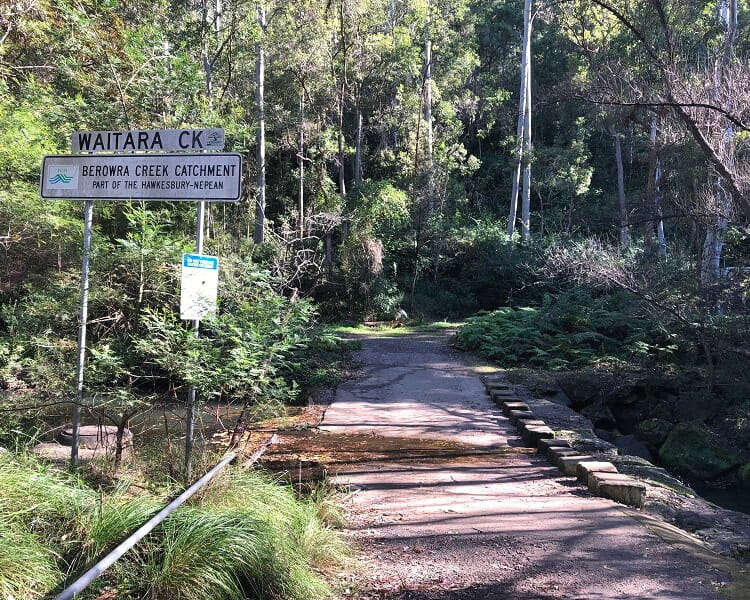 Waitara Creek crossing