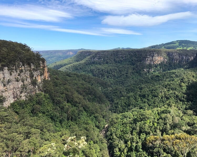 Valley views from Warris Chair