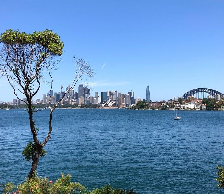 Sydney Harbour views from Cremorne Point