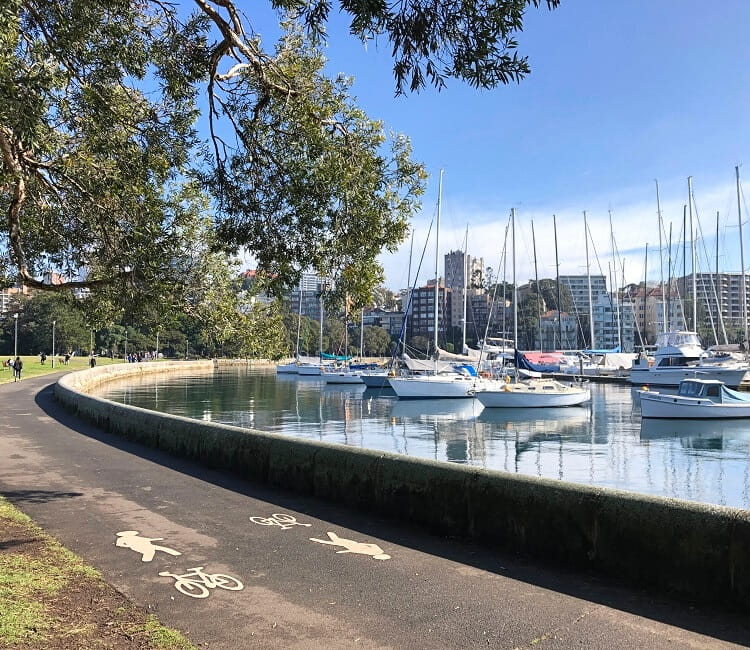 Rushcutters Bay to Rose Bay walk