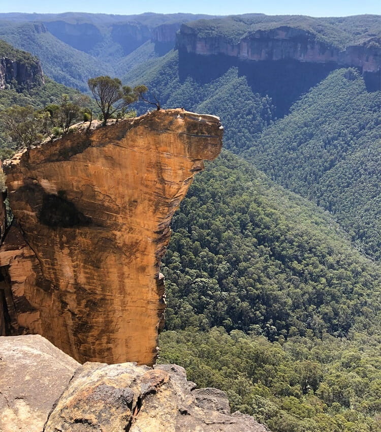 Hanging Rock in the Blue Mountains