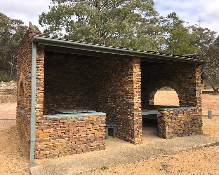 Picnic area at Govetts Leap Lookout