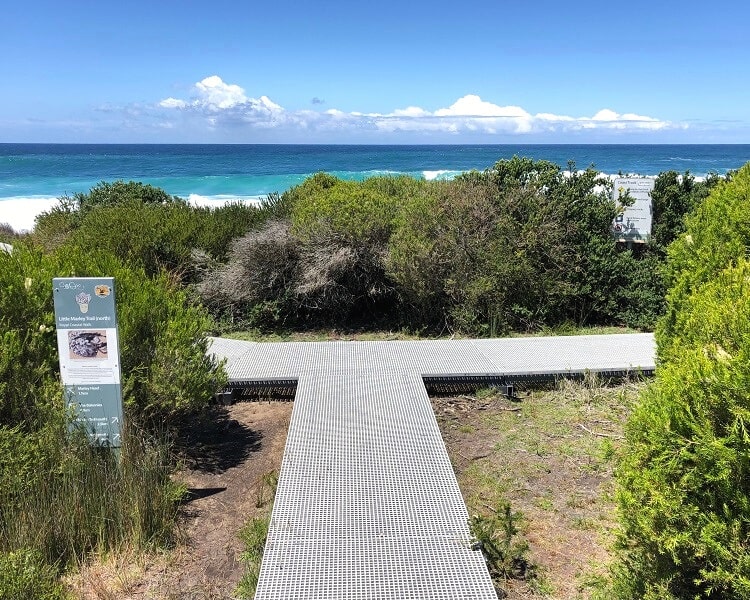 Intersection with the Coast Track