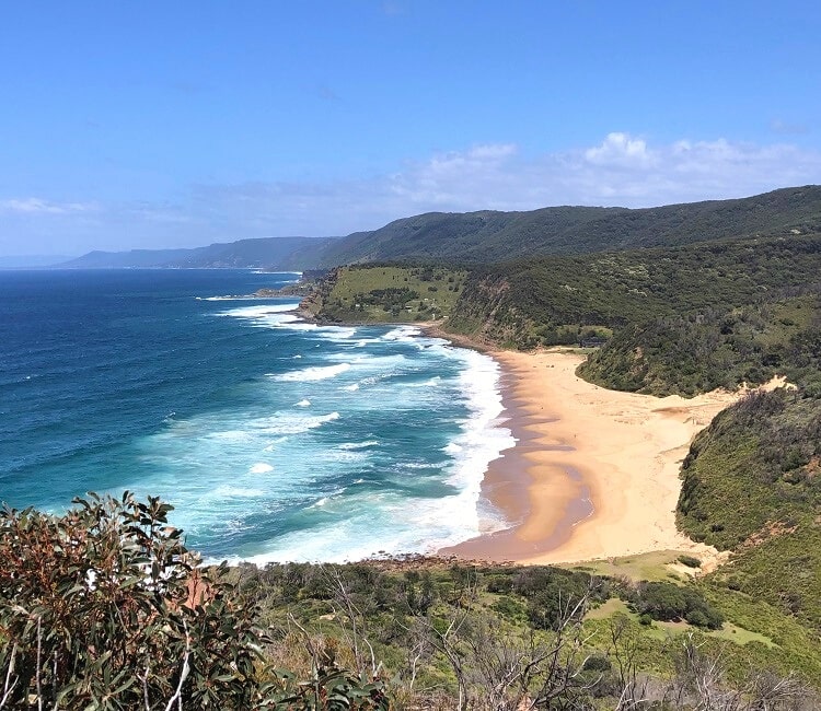 Garie Beach in Royal National Park