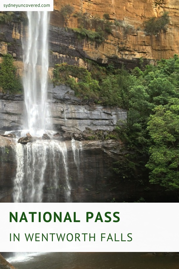 National Pass walking track in Wentworth Falls