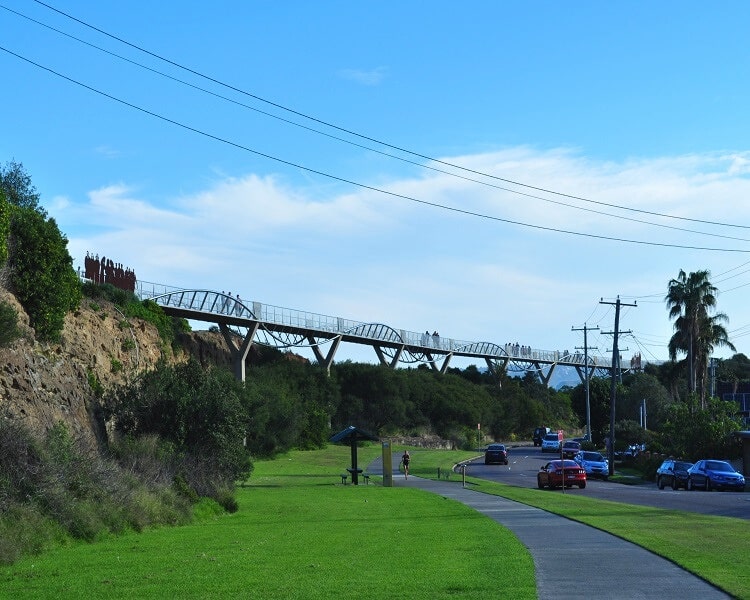 Newcastle Memorial bridge walk on Memorial Drive