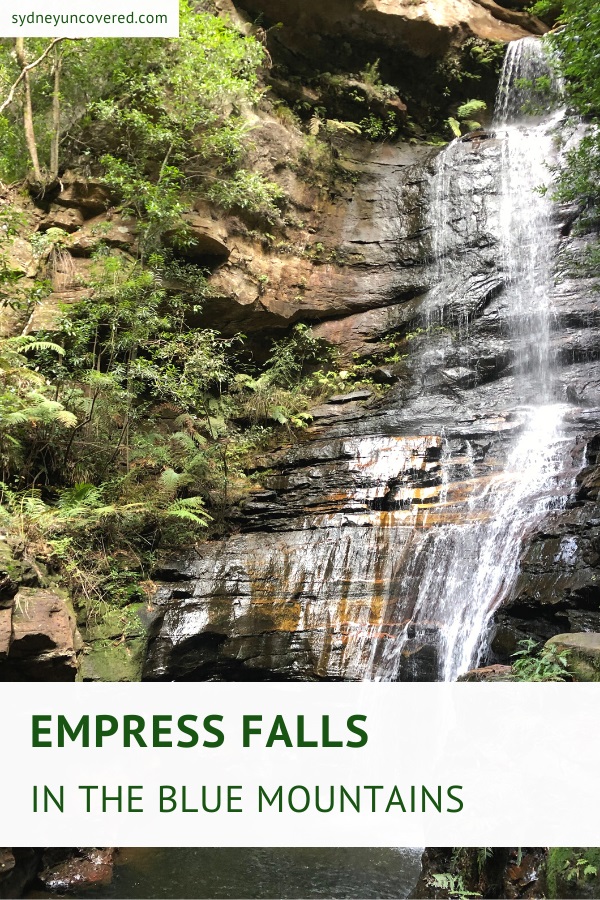Empress Falls walking track in the Wentworth Falls area