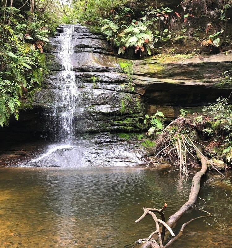 Waterfall and waterhole