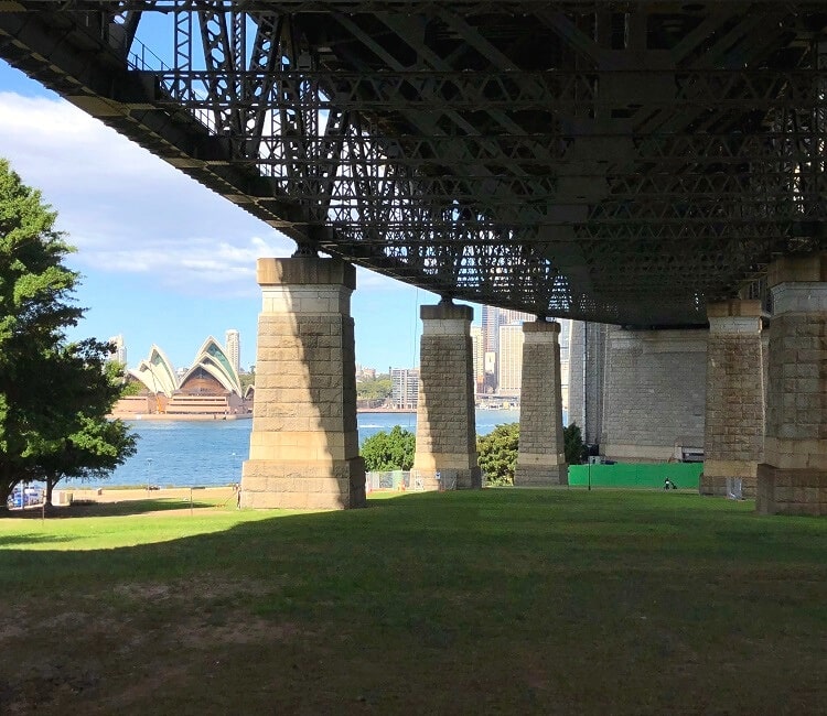 Bradfield Park in Milsons Point