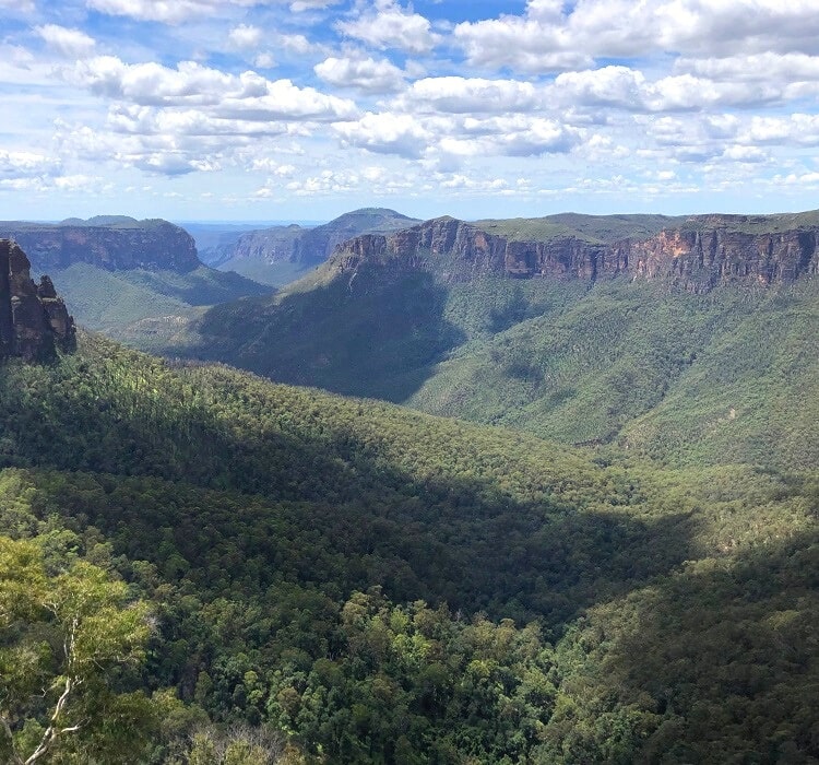 Grose Valley views from Govetts Leap Lookout