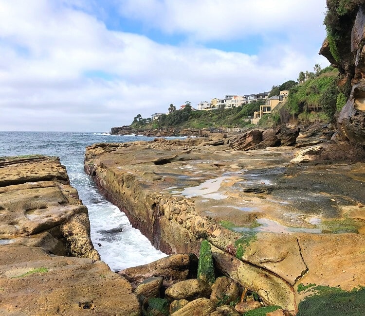 Low tide trail in Maroubra