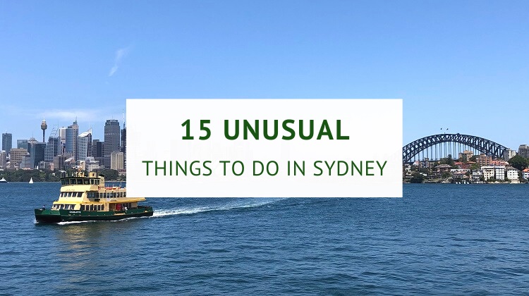 Unusual things to do in Sydney