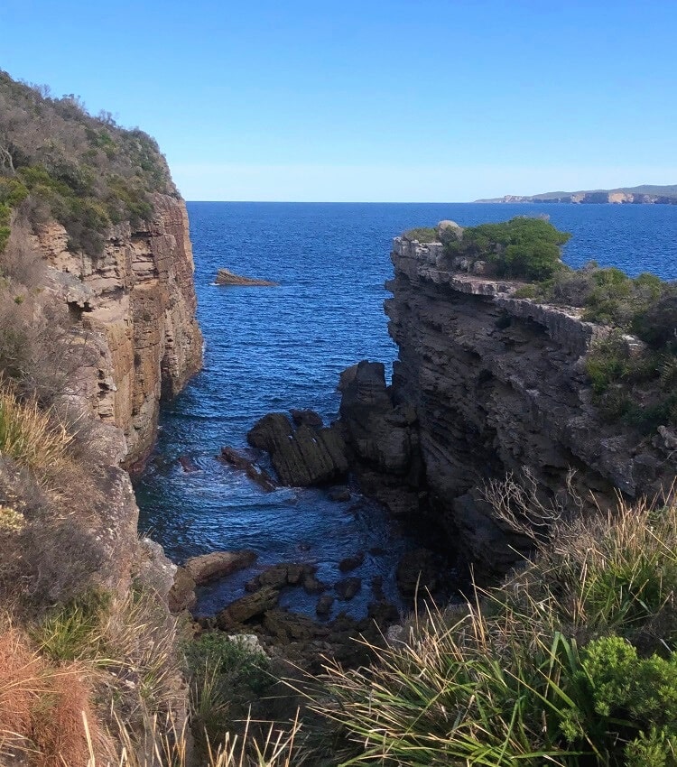 Outer Tubes rock formation on Beecroft Peninsula