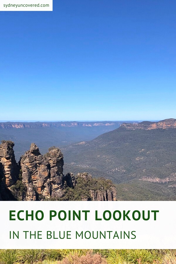 Echo Point Lookout in the Blue Mountains