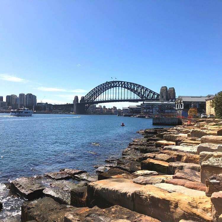 Harbour Bridge views from Barangaroo Reserve