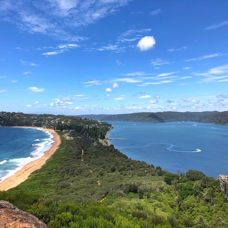 Views from the Barrenjoey Lighthouse in Palm Beach