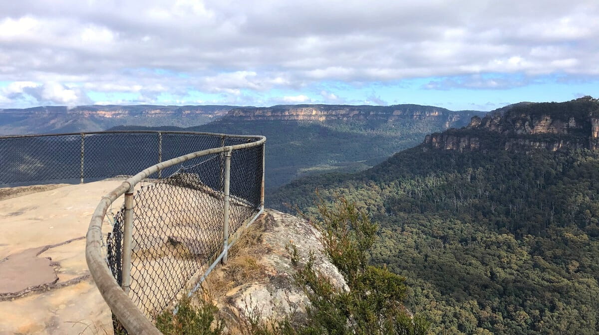 Sublime Point Lookout in Leura (Blue Mountains)