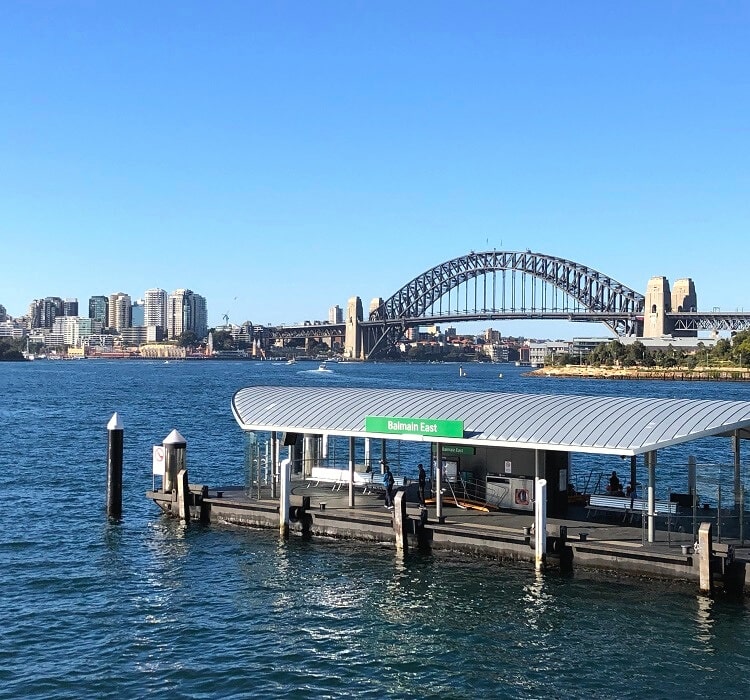 Balmain East ferry wharf