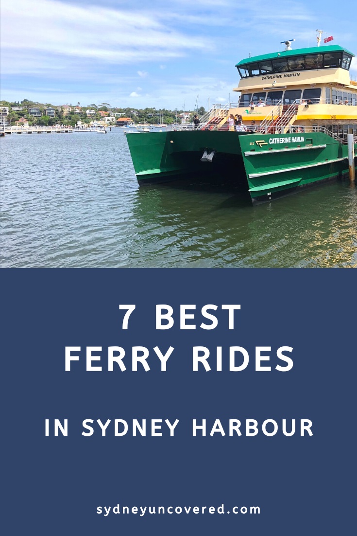 Sydney Harbour ferry rides