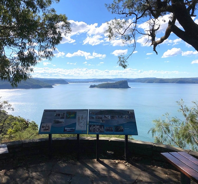 Lion Island as seen from West Head