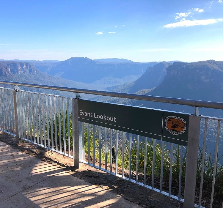 Evans Lookout along the Grand Canyon Walk