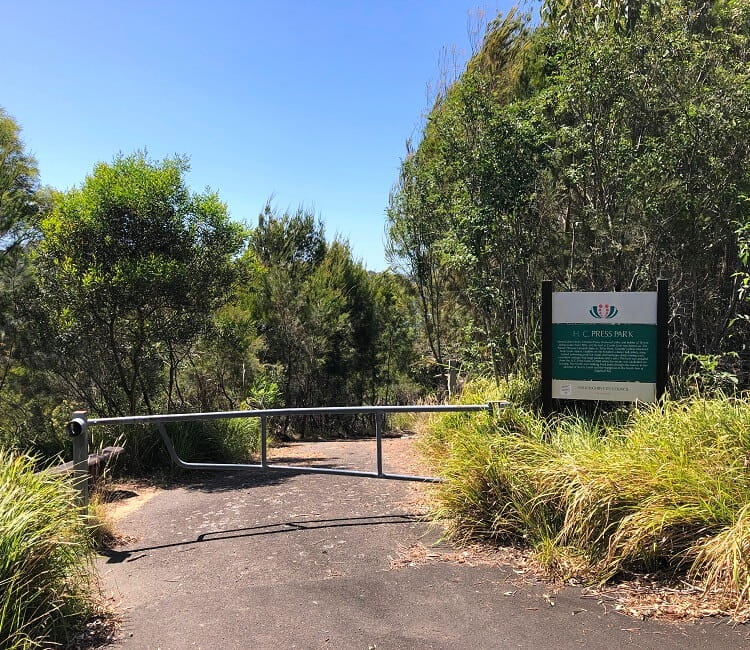 Start of the North Arm Walking Track