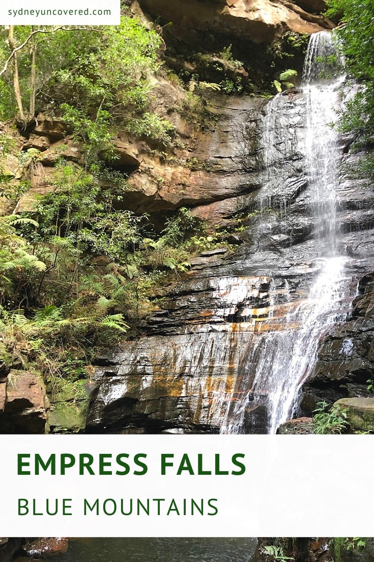 Empress Falls walking track in the Blue Mountains
