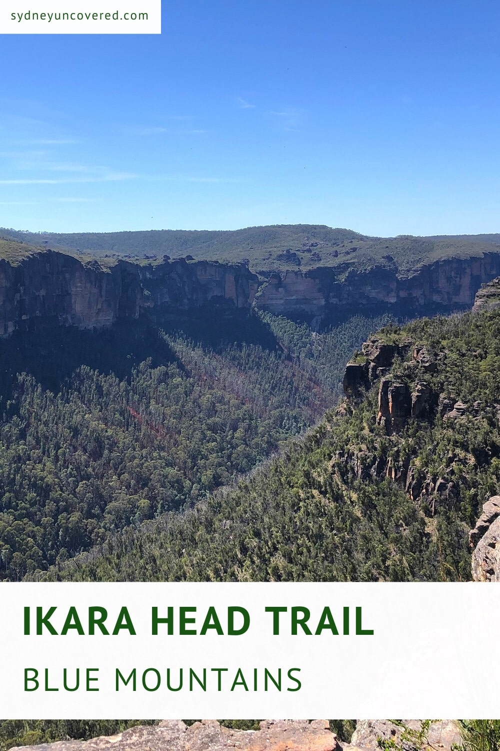 Ikara Head Trail in the Blue Mountains